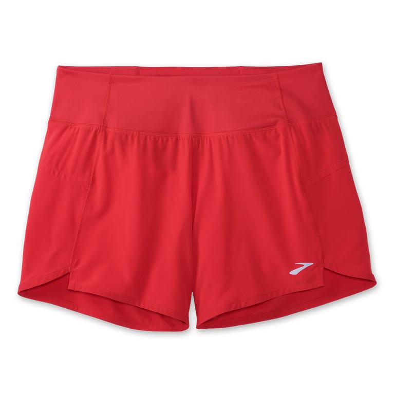 Brooks Womens Chaser 5 Running Shorts - Jamberry/Red (945301-TUP)